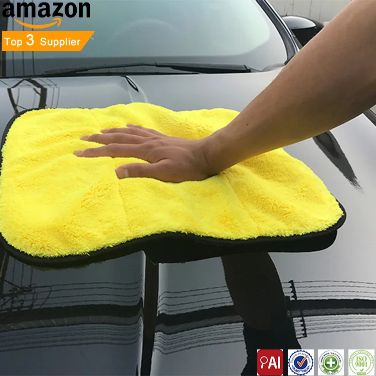 Microfiber Coral Fleece 840gsm Washing Cloth Microfibre Car Wash Towel