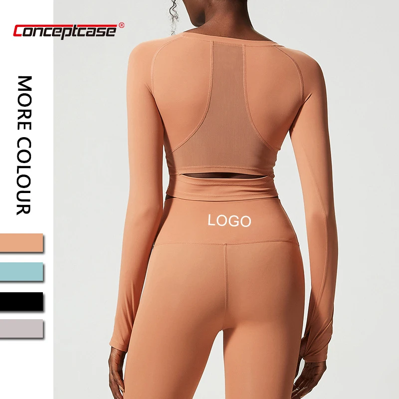 Custom Breathable Fitness Sports Suit Yoga Pants Leggings Yoga Suit Gym Sets Sports Top Gym Women Workout Sports Nude Top