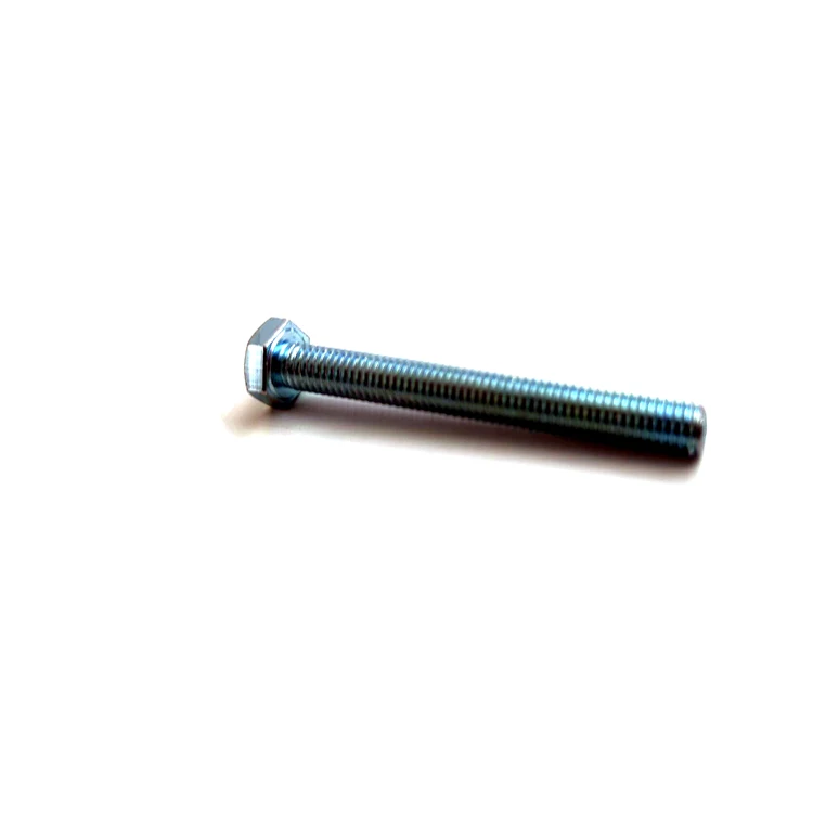 Galvanized steel hex bolt DIN933 bolts and nuts M4 M6 M8 M12 M16 M18 sextavado M20 M24