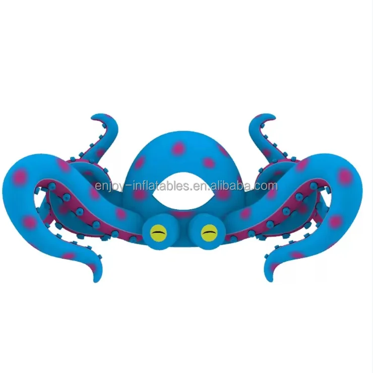Ocean Inflatable Octopus DJ Booth Cabin 8x5 Meters Large Stage Backdrop Octopus for Bar Show Decoration