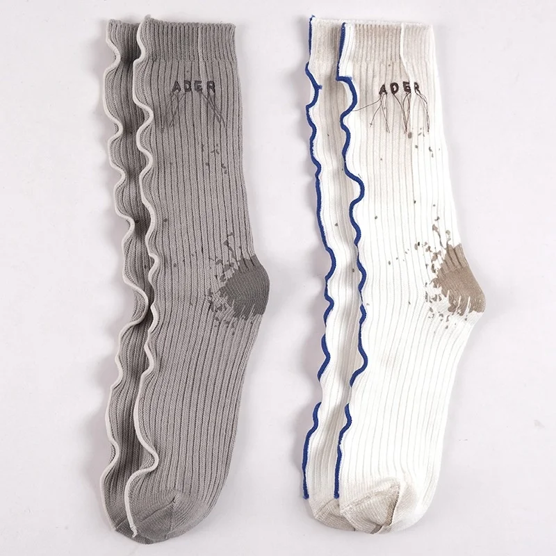 Cmax Wholesale New Mens Womens Sports Sock Csplash Ink rew Cotton Socks