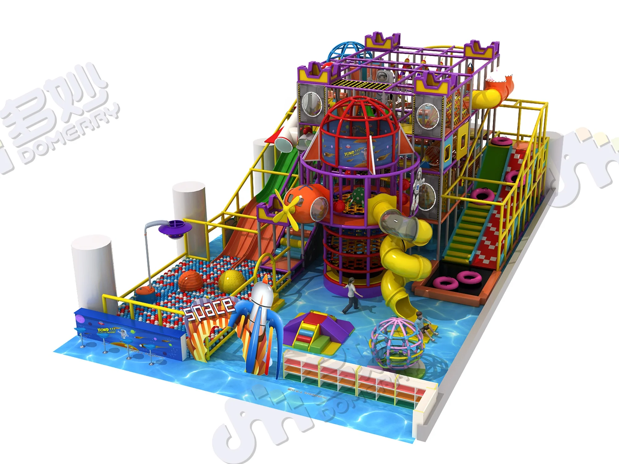 new children games balls pool commercial kids slide activity play set equipment indoor playground