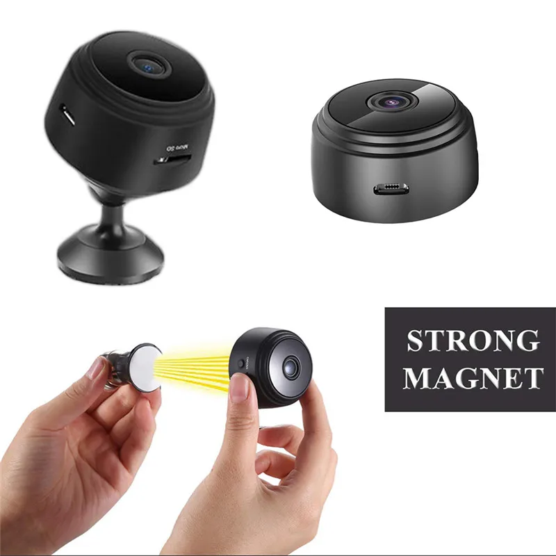 
Hotselling Wifi Camera with Night Vision Nanny Surveillance Security Cam IP Cameras Mini Camcorder A9 Wireless Wifi Camera 