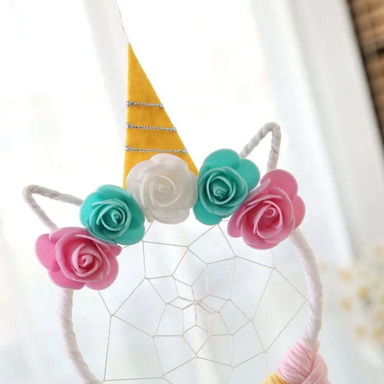 Customized Beautiful Feather Dream catcher Decoration Handmade Dream Catcher For Kids Gift