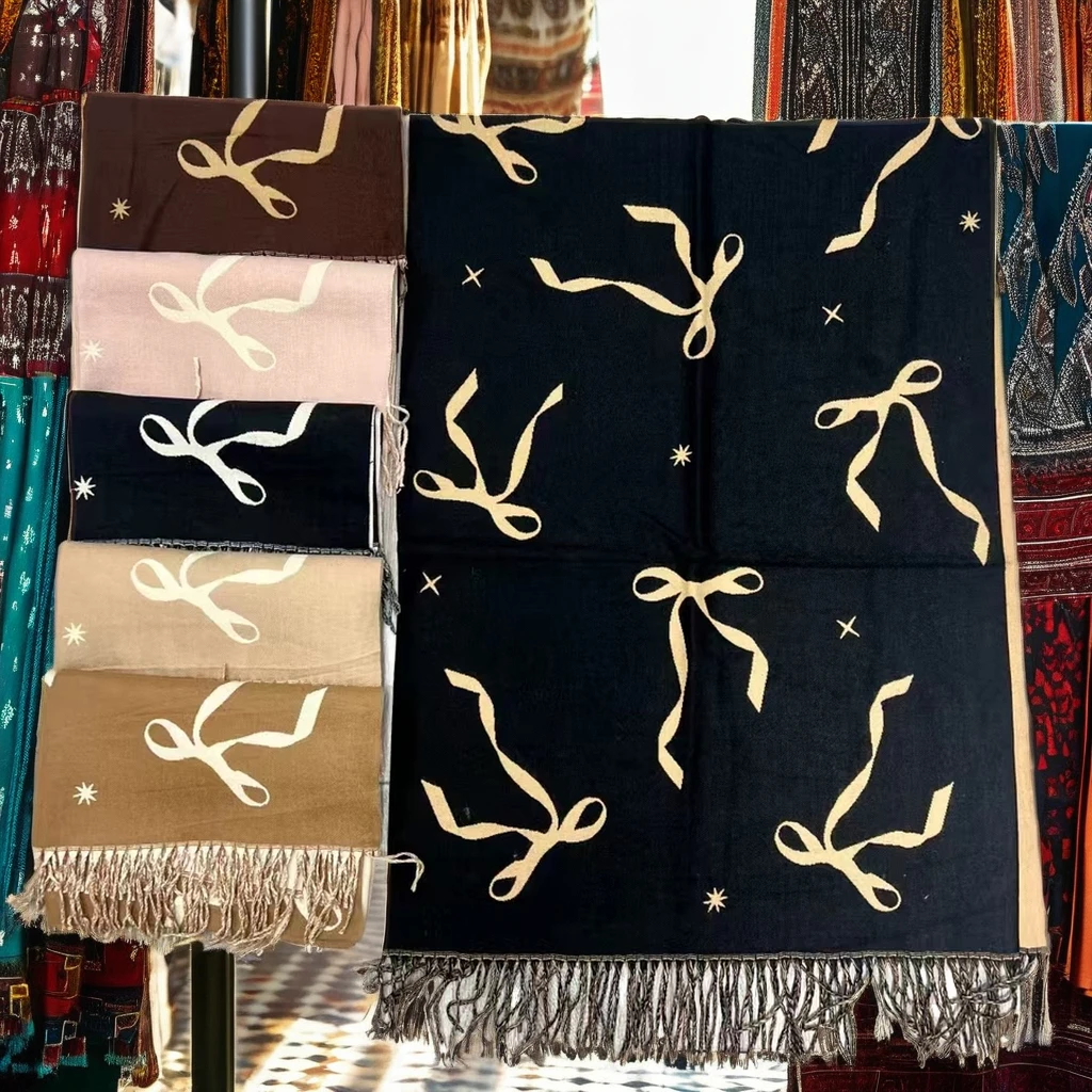 Custom Arabic Islamic Embroidery Shawl for Women Winter Kashmiri Design in Dubai