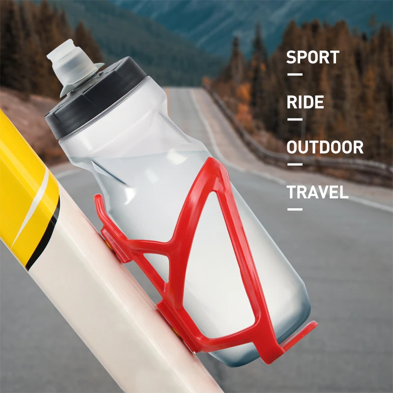 High quality Reusable BPA Free Squeeze Biking Hiking Cycling 610/710ml Water Bottle PP  Sports Water Bottle