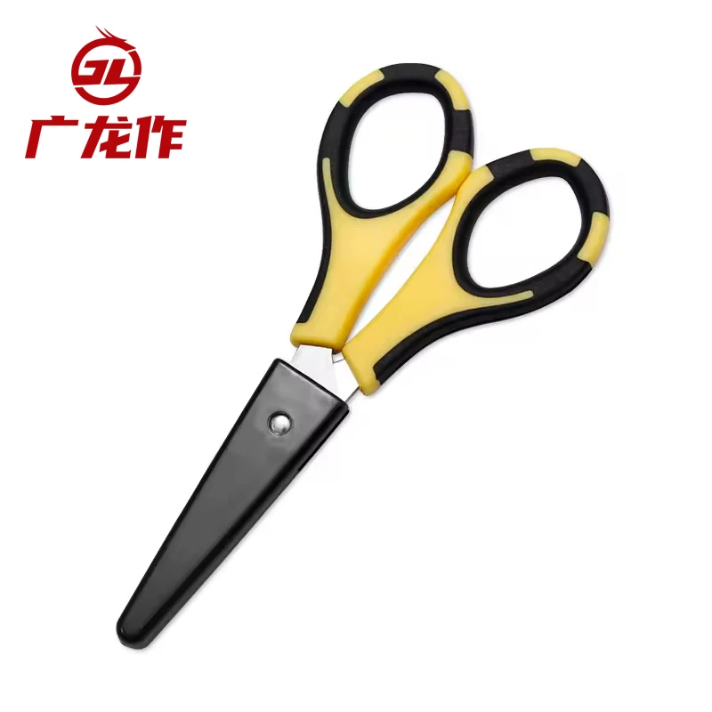 Professional Plastic Handle Household Iron Textile Cutting Safety Industrial Scissors