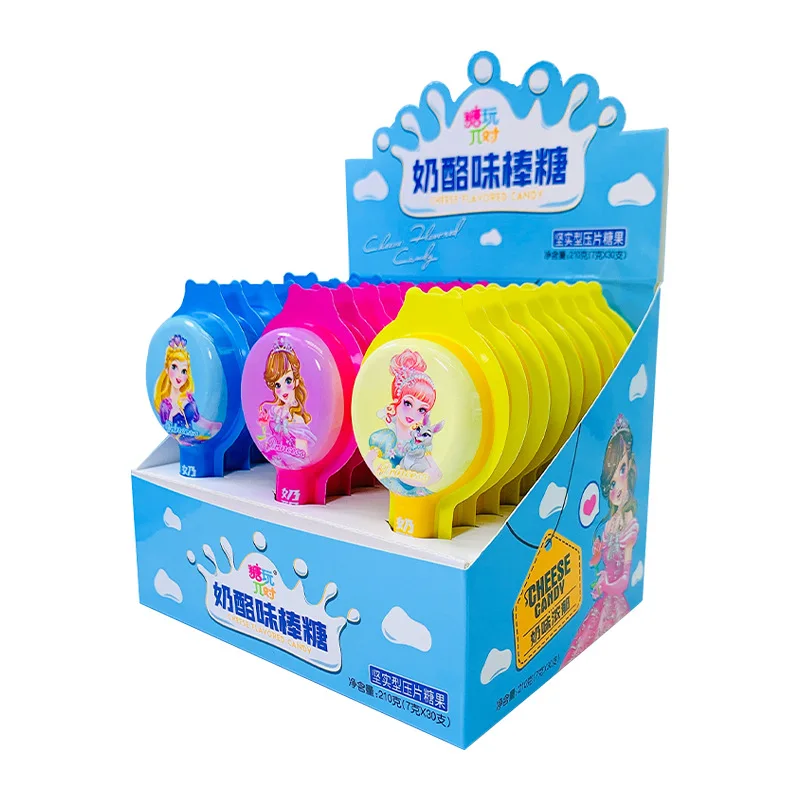 Yummeet Chinese snacks candies and sweets cheese flavor custom lollipop candy