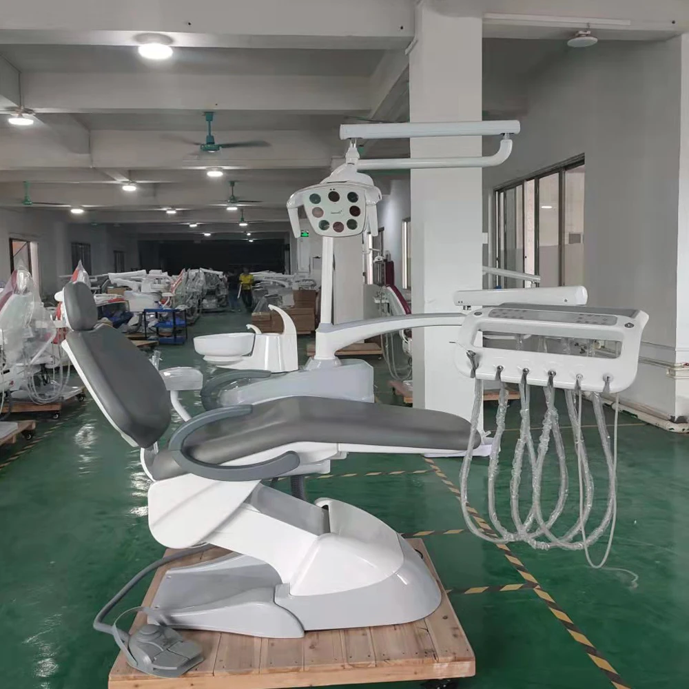 Low Price Computer Control Noiseless Low Voltage Dc Motor Ce Approved Integral Dental Unit Chair Dental Chair Unit Full Set