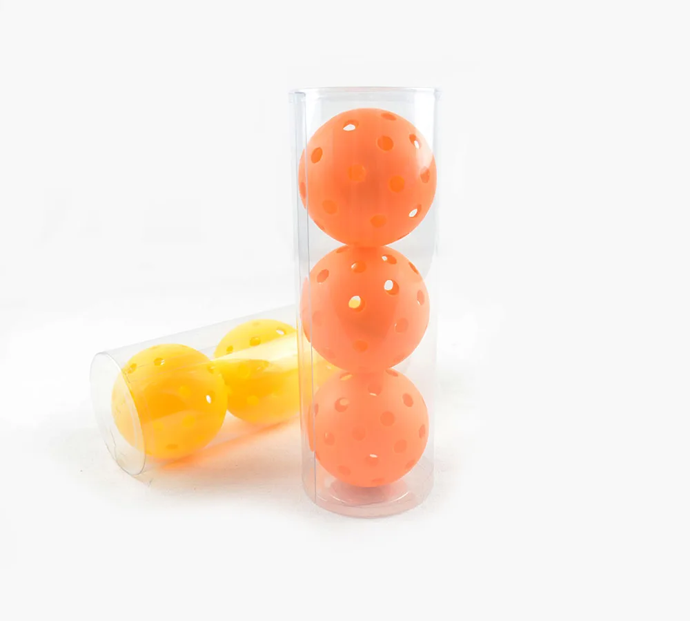 Multicolor 26 holes & 40 holes different parts of good USAPA pickleball balls  indoor outdoor Pickleball