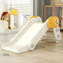 Indoor outdoor playground folding playing plastic Kids slide for children preschool