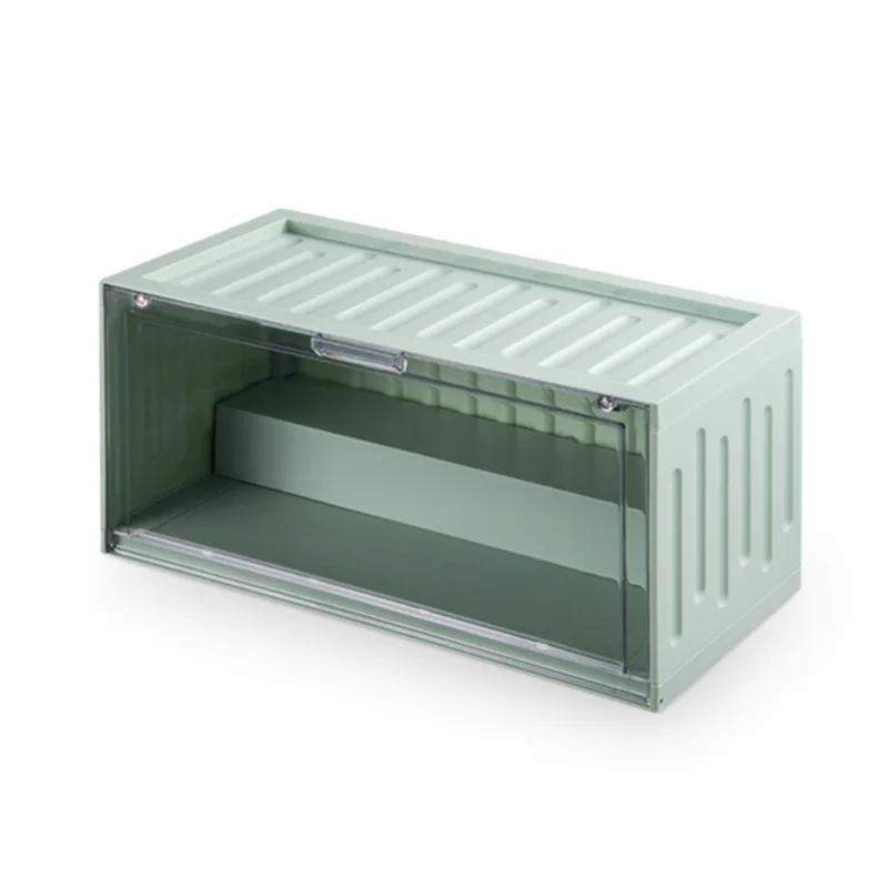 Transparent Large Space Plastic Storage Box Anime Figures Display Case Matt container doll toy storage box