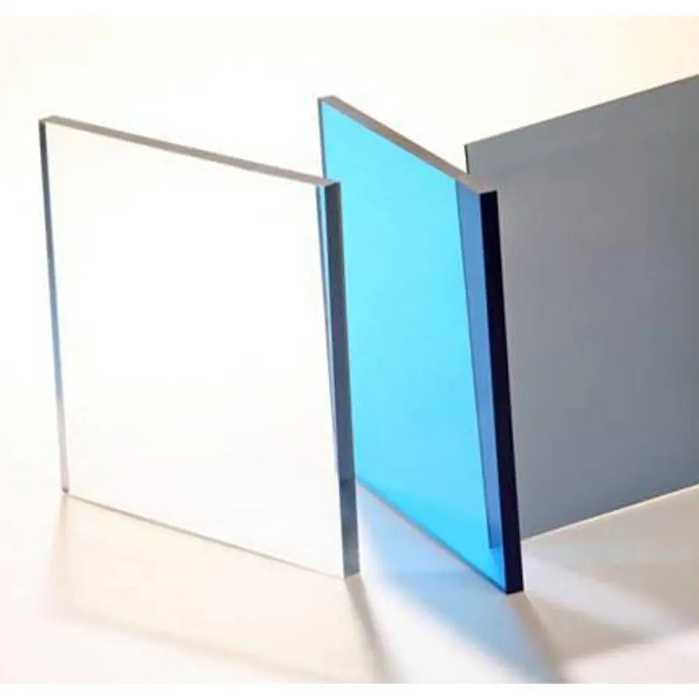 Color custom clear solid sun sheet 1.5mm to 20mm yellow polycarbonate roof dome skylight solid sheet