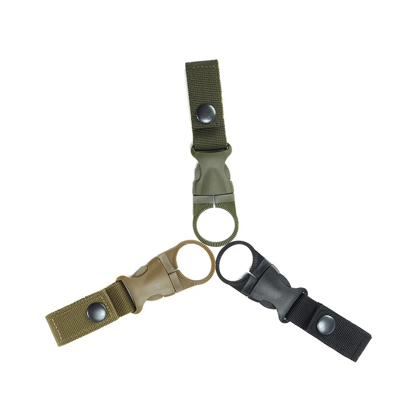 economic high quality webbing Belt buckle with plastic hook for Tactical bag door key