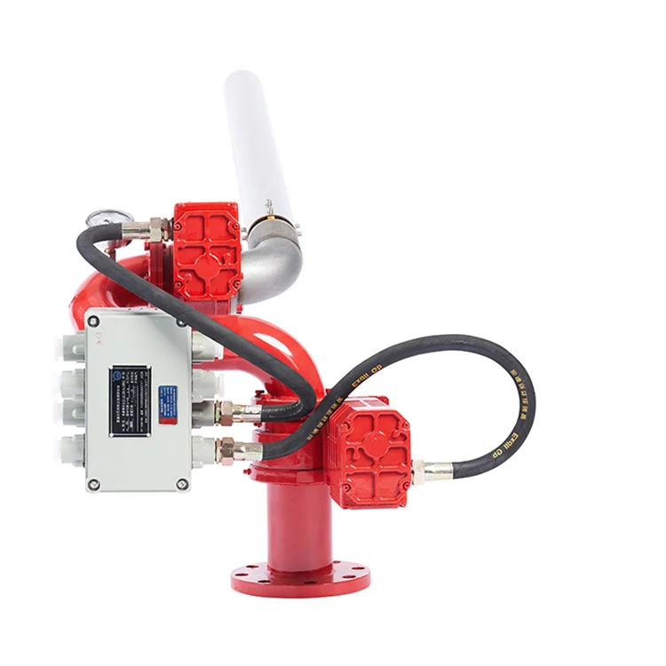 Fire fighting equipment auto-tracking and targeting jet suppression system sprinkler nozzles