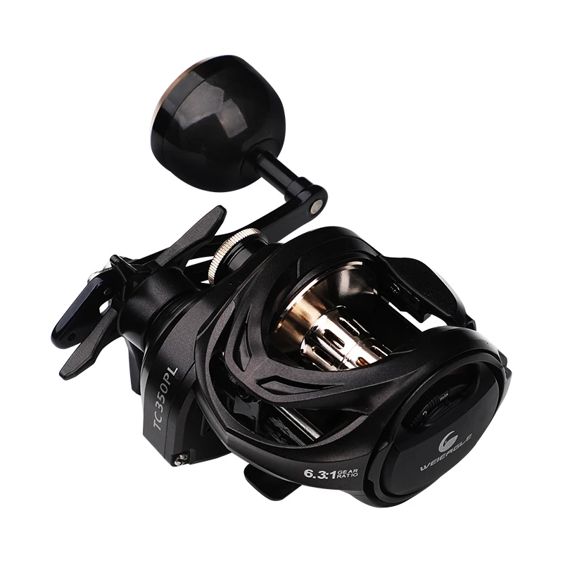 A Minimum Order Fishing Reel Lnshore Fishing Droplet Wheel Metal Deep Spool Left  Right Hand16kg Power Force Baitcasting Reel