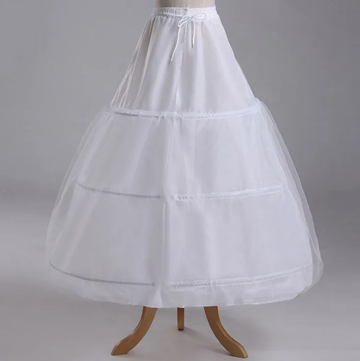 S132A Wholesale 6 Hoops bridal white puffy wedding dress Puffy Bridal Petticoat 6 layers petticoat petticoats