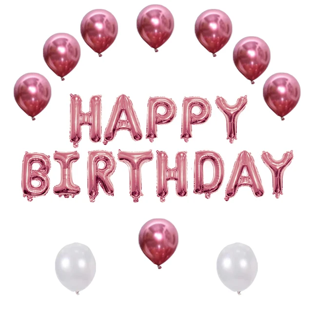 Birthday Aluminum Balloons Pink Head Cartoon Foil Balloons Kids Birthday Party Supplies Wedding Decorations