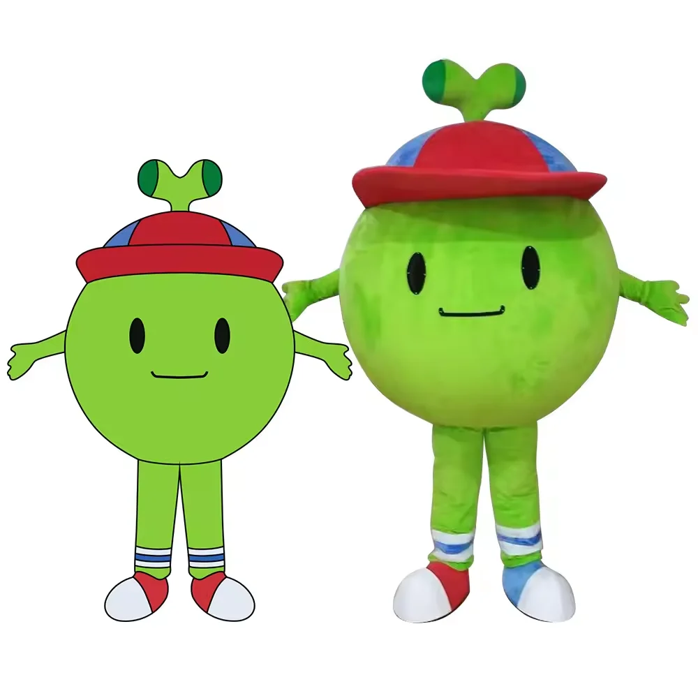 Party Carnival OEM Customize giant Cartoon Character Fruit Frog foam head Cute Panda Mascot Costume for Adults