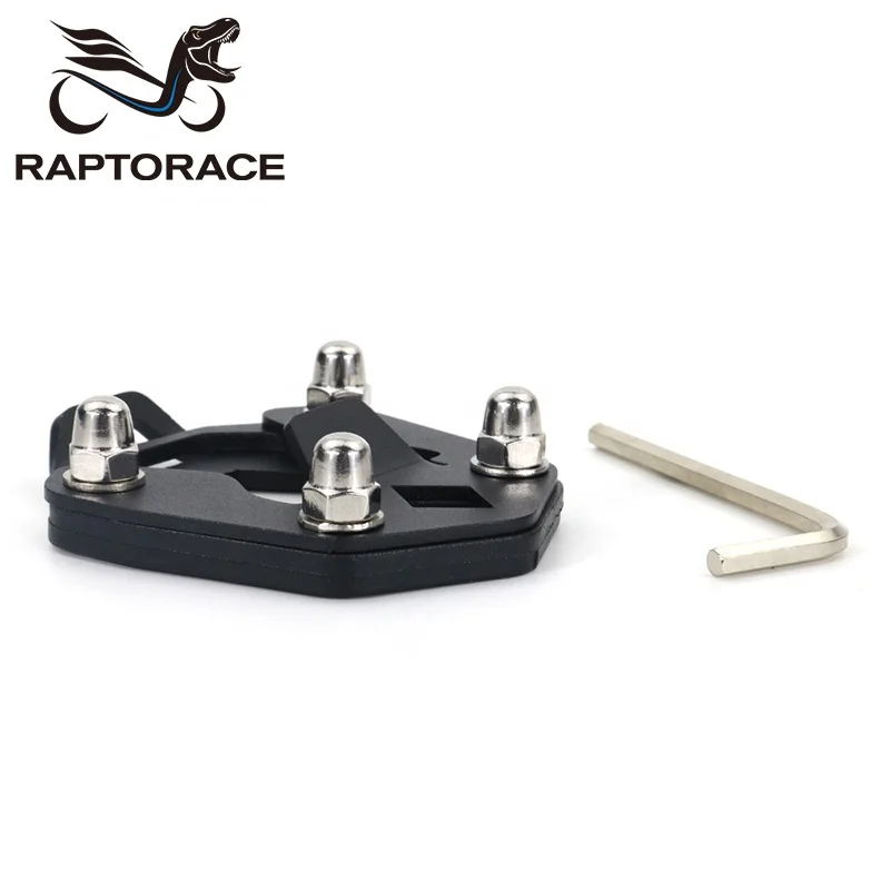 Raptorace fit for ROYAL ENFIELD HIMALAYAN 2016-2021 Aftermarket Kickstand Side Foot Stand Enlarger Expansion Pad