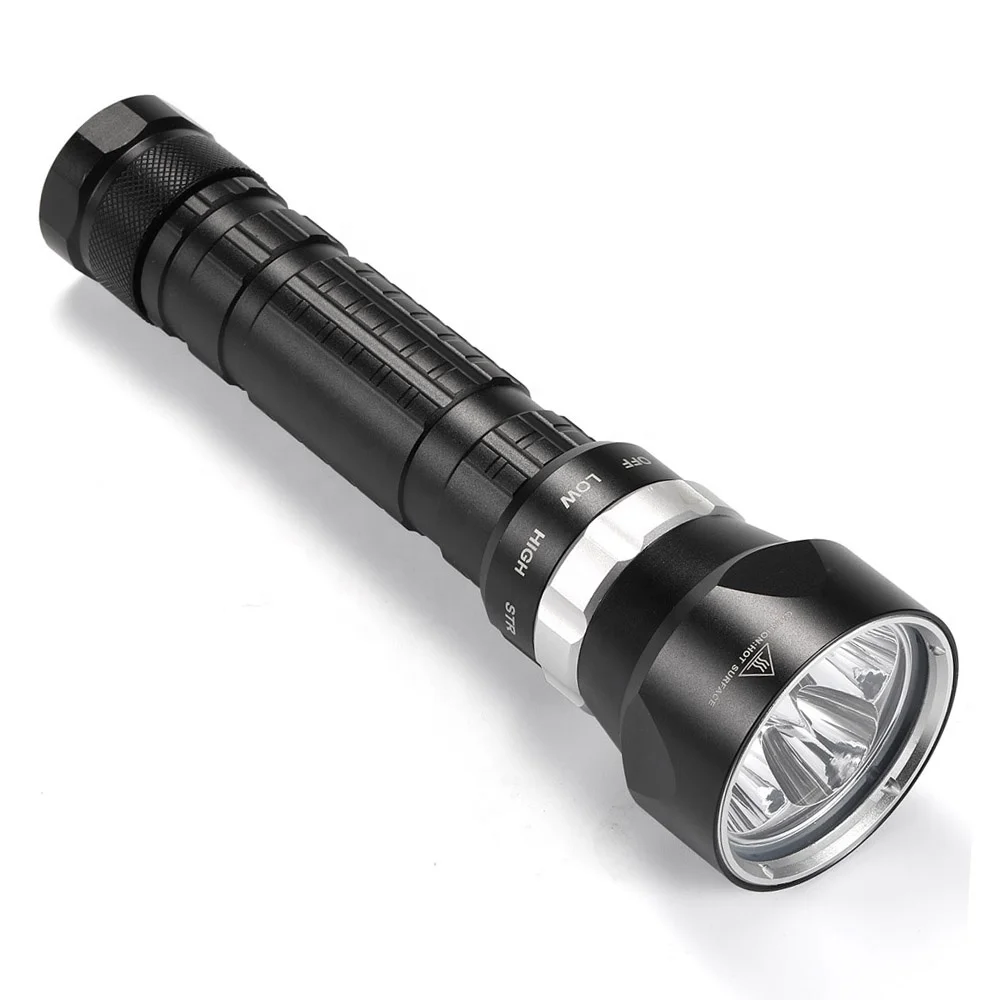  Новый 4led XHP50 Дайвинг фонарик подводный супер яркий светодиодный водонепроницаемый чехол для дайвинга и 100 м тактика 26650 факел Diver охотничий