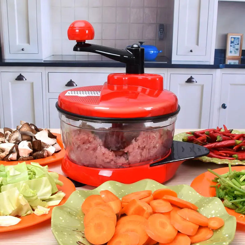 Миксер кухонный ручной мощный блендер измельчитель для мяса овощей лезвия из нержавеющей стали