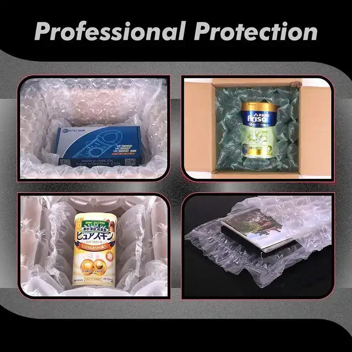 Environmentally Re-usable Shoes Handbag Protective & Cushioning Packing Materials Filler air bubble film Roll