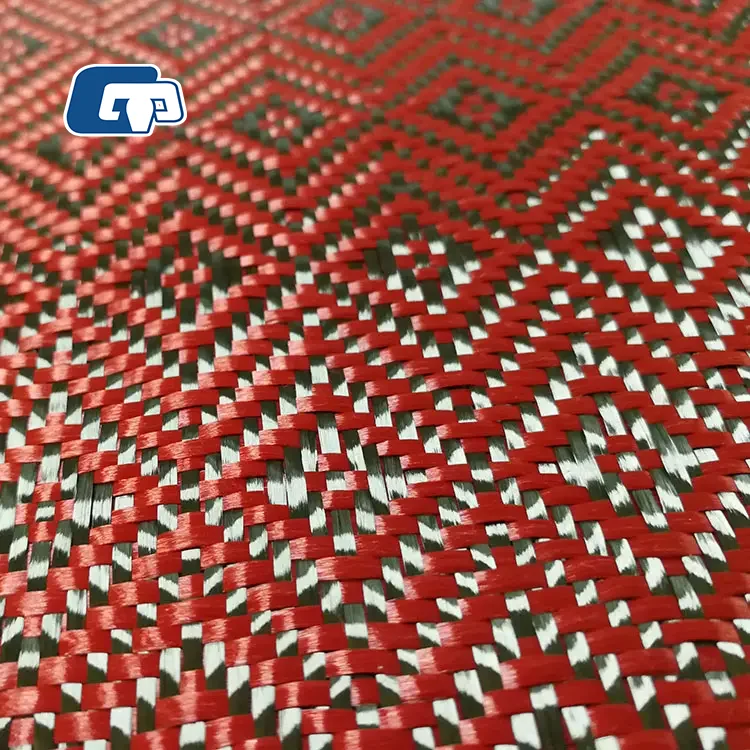 corrosion resistance Hybrid Braided twill aramid cloth product kevlars carbon fabric fiber roll