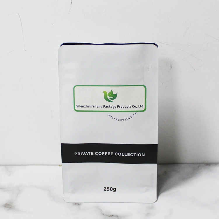 Wholesale Custom Printed High Quality Food Grade Packing Coffee Bag With Valve