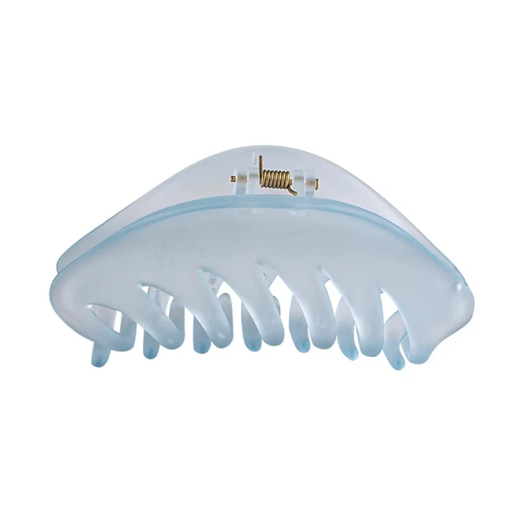 Заколки для волос с акриловыми бабочками, японский и корейский зажим, цветные полукруглые большие матовые украшения, аксессуары, женские зажимы для волос