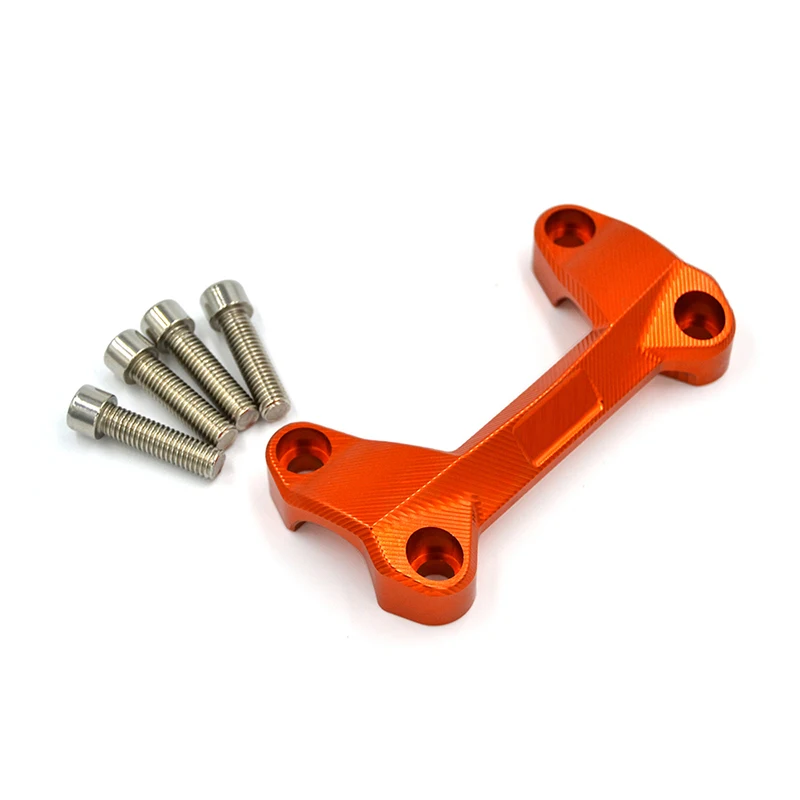 Motorcycle CNC Aluminum Handlebar Risers Top Cover Clamp Bar Mount with Screws For KTM DUKE 390 200 125 250 Dirt Bike