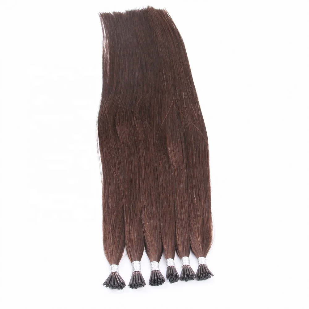 I Tip Virgin Hair Extensions Wholesale Double Drawn Italian Keratin Prebonded Virgin Human Hair I Tips