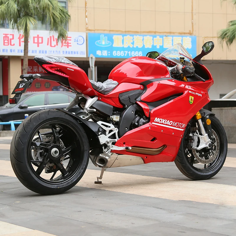Moxiao 500RR Gas Scooter With New Design Max Speed 165km/h Water-Cooled Dual-Cylinder Dual-Camshaft Directly From China Factory