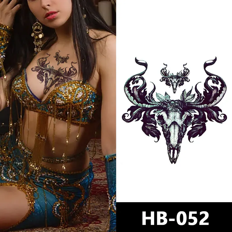 Custom waterproof artificial temporary 148*210mm tattoo sticker for men and women