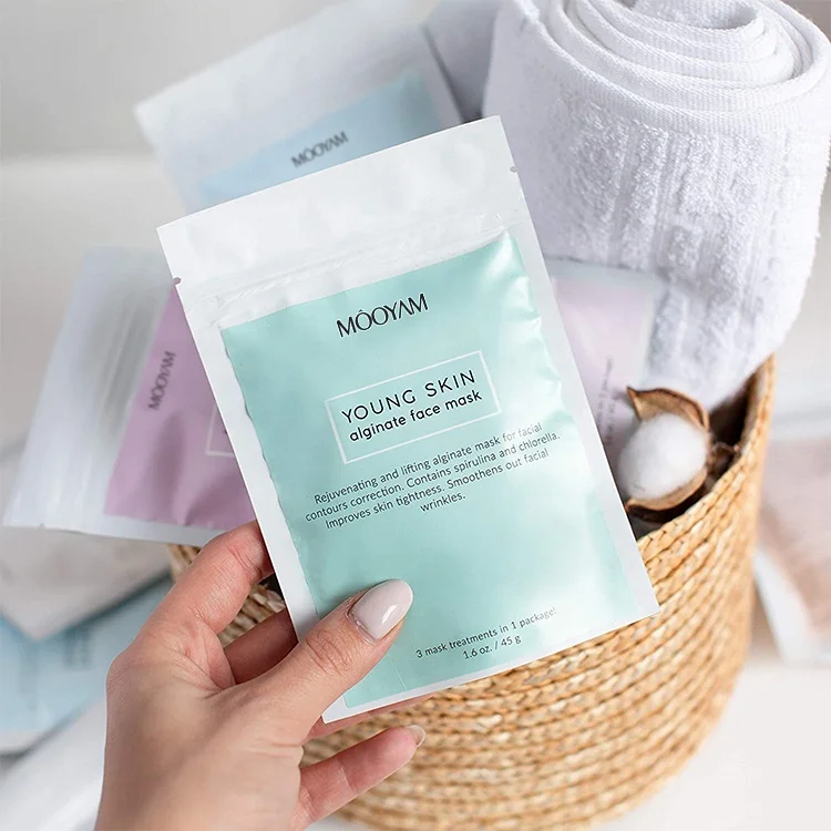 
OEM Wholesale Private Label Natural Organic Brighten Cleansing Peel Off Rose Sfot Powder Rubber Hydro Jelly Mask 
