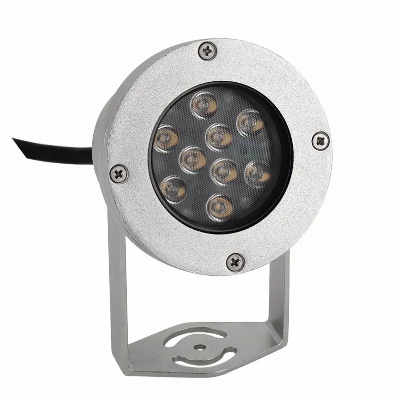 316L stainless steel IP68 Waterproof dmx rgb  under water light 24 v 45w  uderwater lights for fountain