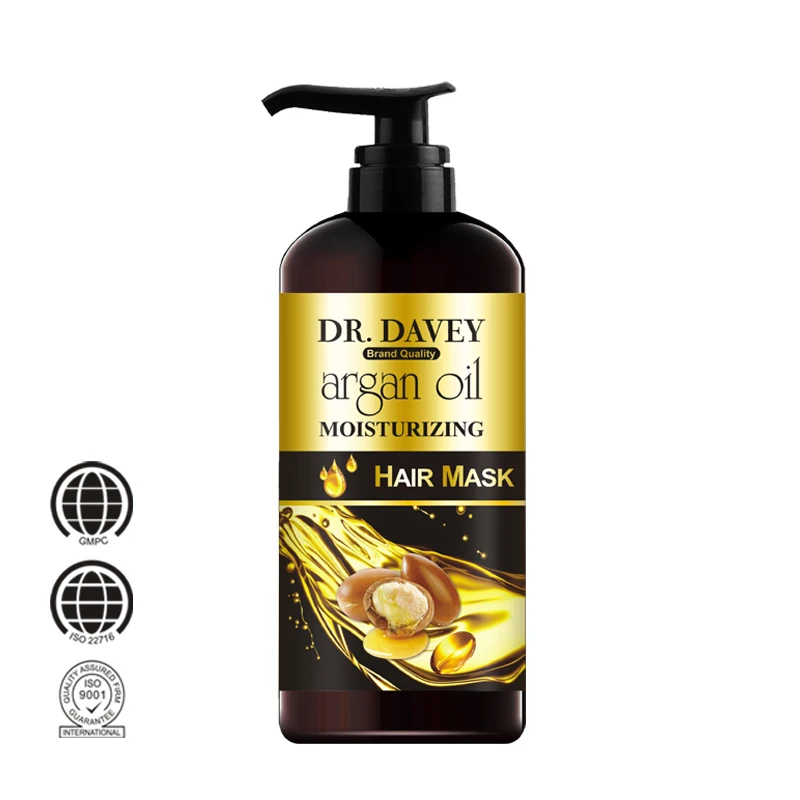 DR.DAVEY Argan oil Moisturizing Hair Mask 300ml private label customizable manufacturer