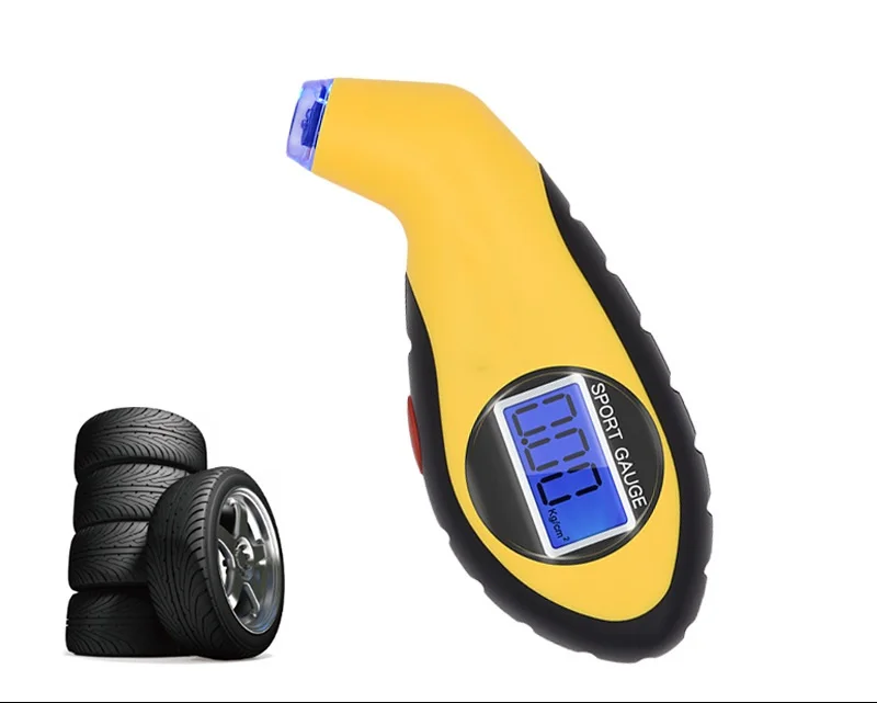 Auto tire tire pressure gauge Liquid crystal digital barometer electronic digital tire pressure gauge