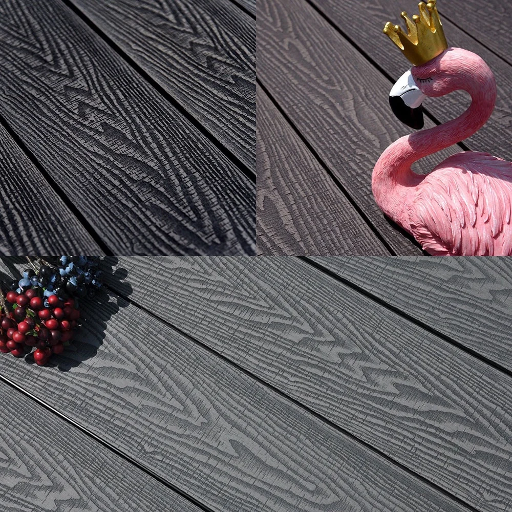 skin-friendly outdoor Wood Plastic composite Deck boards wood texture flooring cheap artificial hardwood lumber wpc decking