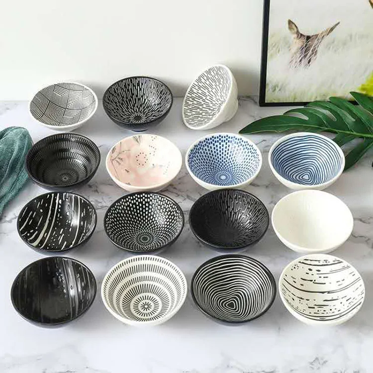 Wholesale Bulk 3.25inch japanese porcelain dish small mini ceramic tableware dish for home hotel restaurant