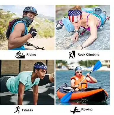 Wholesale Seamless Camo Cooling Head Tubular Bandana Scarf Sport Fishing Tube Headwear Headband Skull Custom Face Cover Bandana