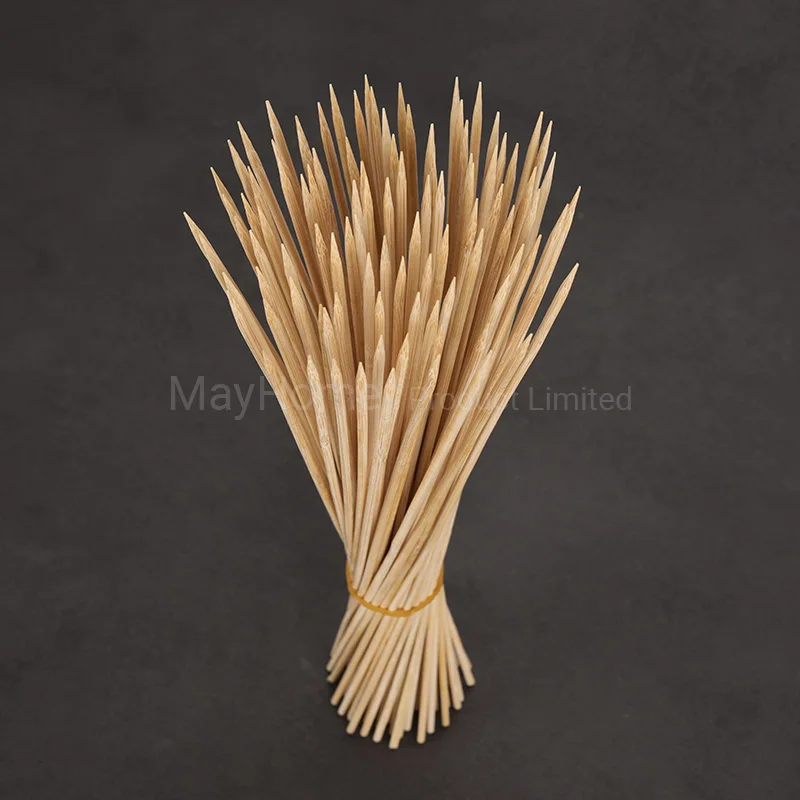 100 шт 30 см бамбуковые палочки мясо овощи/хлеб/морская Еда/освежители/деревянные шашлыки для гриля барбекю Вечеринка Кемпинг pinic