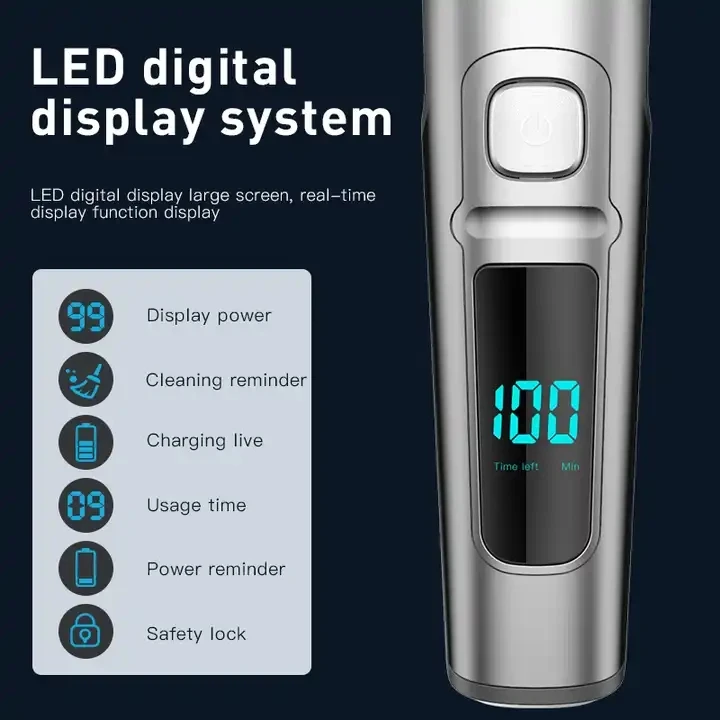 Professional Hair Clippers Nose Hair Trimmer Rechargeable Clippers Waterproof Haircut Nose Hair Trimmer Tool