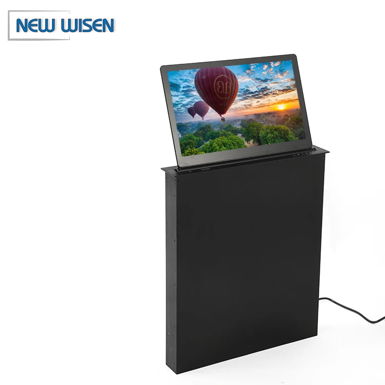 Factory Direct Sale Computer Lift Smart Meeting Room Electric Lcd Monitor Lifter Conference Equipment