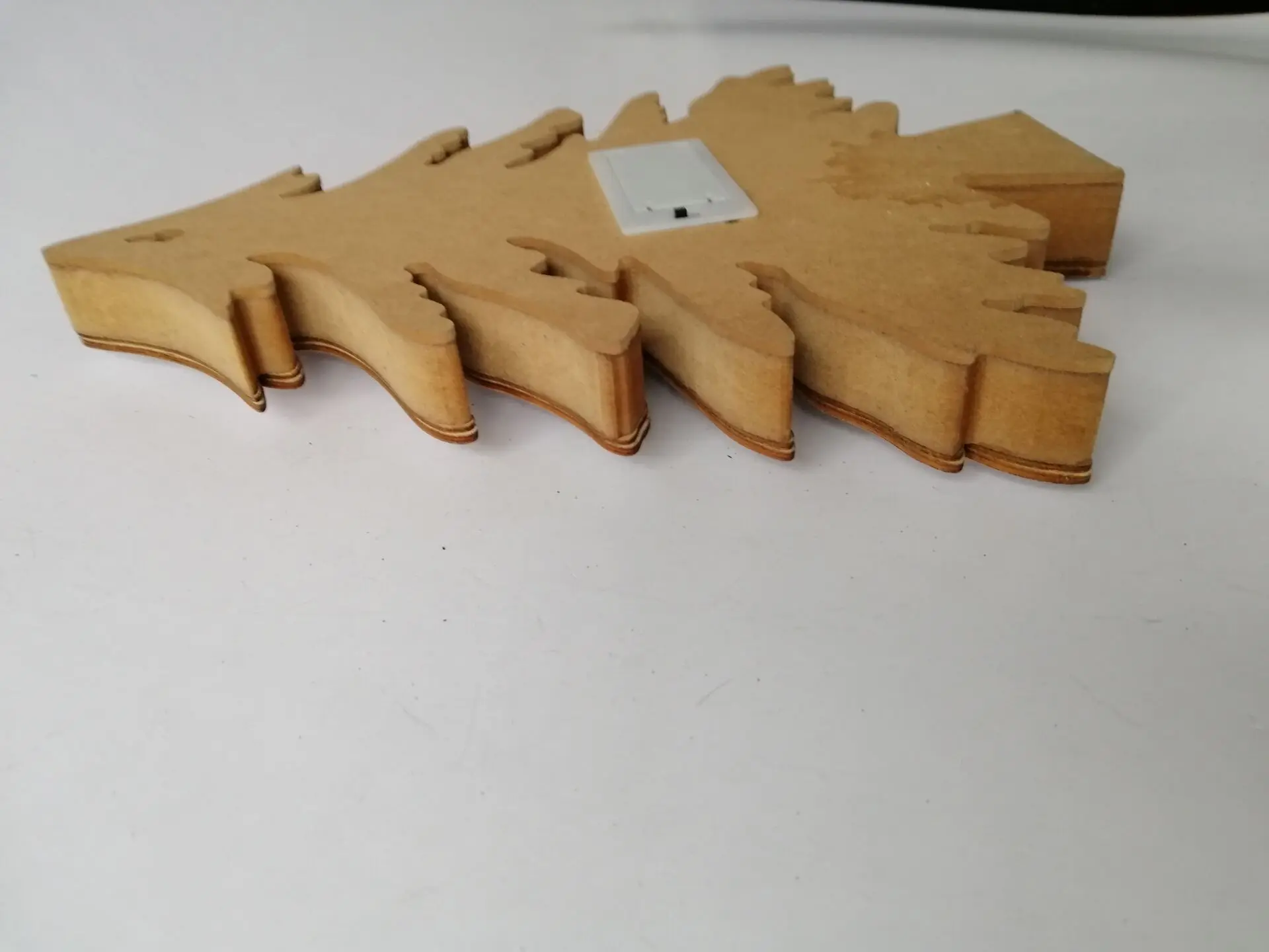 Used Christmas Decorations indoor Wooden Decorative LED Hanging Tree Pendant Lights