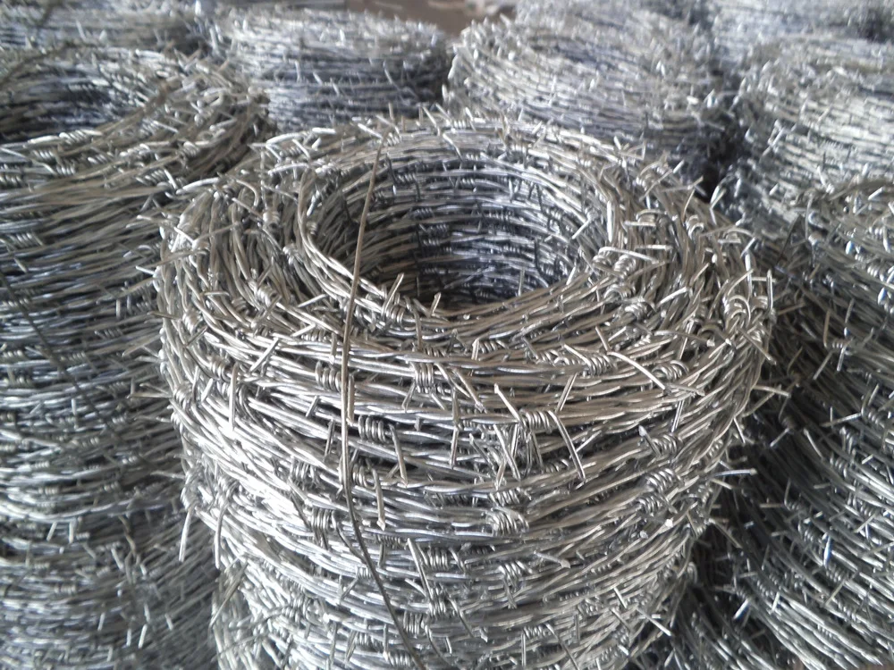 hot dipped Galvanized Barb iron Wire double twisted