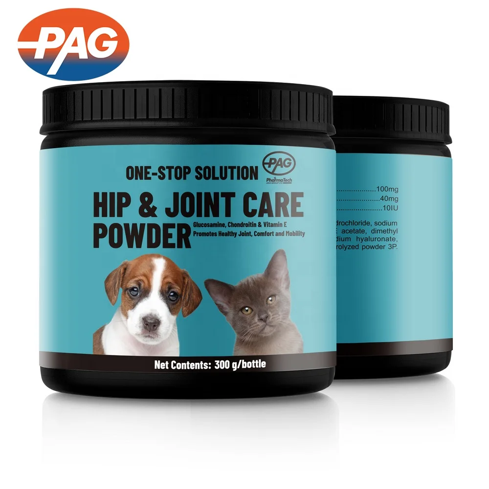 Pet Hip Joint Nutrition Supplement Mobility Glucosamine Msm Cat Powder Glucosamine Chondroitin Powder Pet Care Products