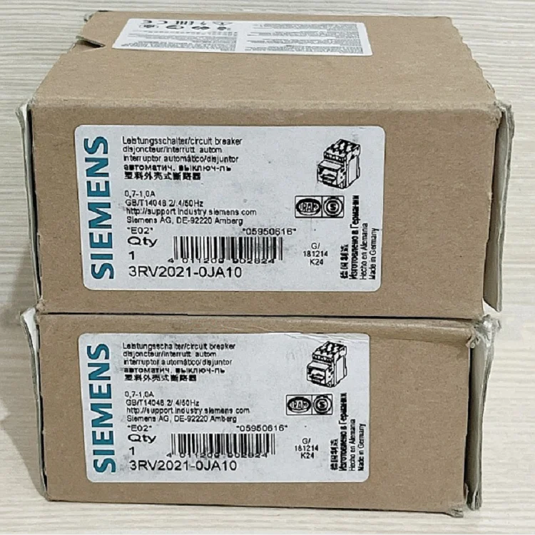 New SIEMENSS Circuit breaker  3RV1031-4AA10 3RV1031-4BA10 3RV1031-4DA10 3RV1031-4EA10 3RV1031-4FA10 3RV1031-4GA10 3RV1031-4HA10