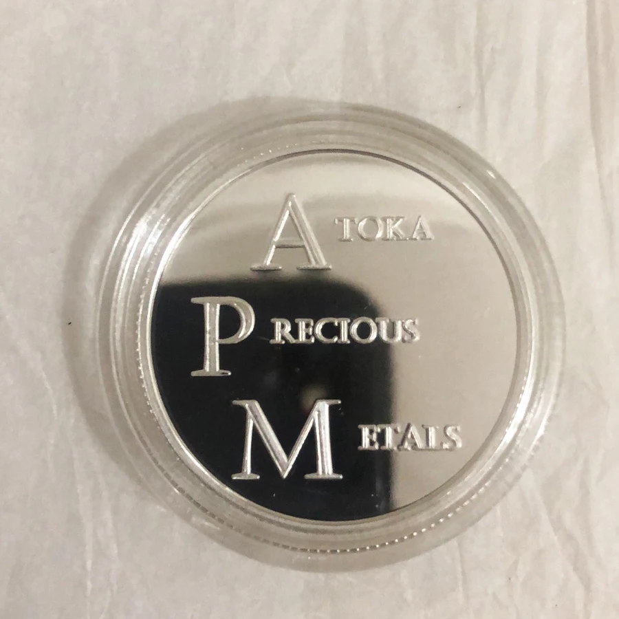 
Custom Made High Quality 999 Pure Silver Mint Coin With Genghis Khan Portrait 