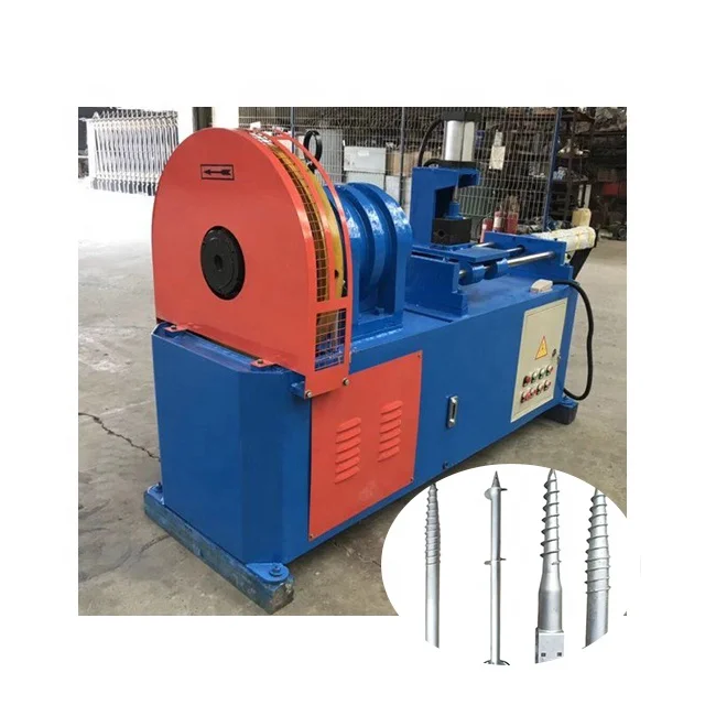 Фотогальваническая машина для формования позвоночниковых труб, оцинкованная квадратная Фланцевая спиральная грунтовая свая, заземляющий винт, анкерный забор